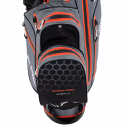 Ben Sayers Unisex's Hydra Pro Waterproof Stand Bag, Grey/Red, 8.5-Inch