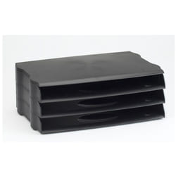 Avery DR800BLK desk tray/organizer Plastic Black