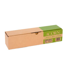 ACORN NW33002  402573 Bin Liner, Clear and Printed Green (Pack of 50)