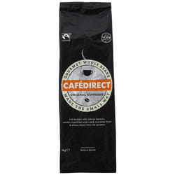 CafÃ©direct Fairtrade Whole Bean Espresso 1kg