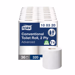 472150 Conventional TR Advanced Toilet Rolls 2-Ply, Pack of 36