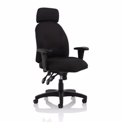 Covered with fabric to meet BS7176 Medium Hazard to now make them suitable for use in both the office and home working enviro ...