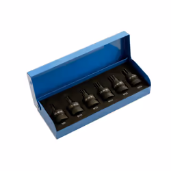 Laser 4939 Spline Bit Set 1/2-inch Diameter - Impact Quality (6 Pieces)