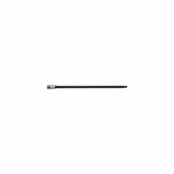 6538 Hex Bit 3/8"D 6mm,Silver