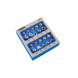 Laser 7365 20 Piece 3/8" Drive Sump Plug Key Set