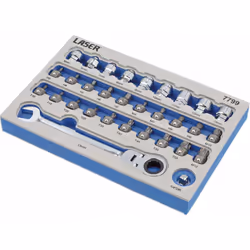 Laser 7799 31 Piece Low Profile Bit & Go Thru Alldrive Socket Set