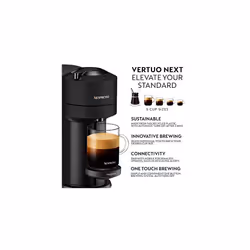 Magimix Vertuo Next Matt Black & Milk