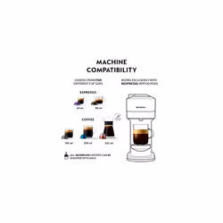 Nespresso Vertuo Next Automatic Pod Coffee Machine with Milk Frother for Espresso, Cappuccino and Latte by Magimix in Matt Black Amazon Exclusive