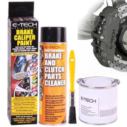 E-Tech Graphite Wheel Brake Caliper Paint Kit Car Motorbike Engine Bay