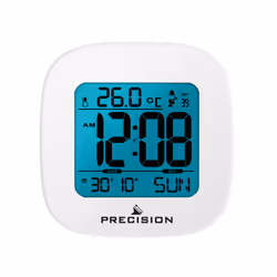 Precision Radio Controlled Digital LCD Backlit Alarm Clock