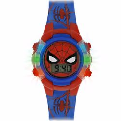 Spiderman Boy's Digital Quartz Watch with Plastic Strap SPD4504ARGSET