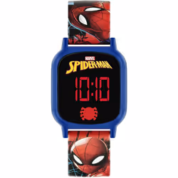 Spiderman Boy's Digital Quartz Watch with Silicone Strap SPD4602