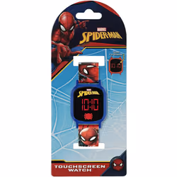 Spiderman Boy's Digital Quartz Watch with Silicone Strap SPD4602
