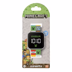 Minecraft Kids LED Digital Printed Strap Watch