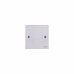 Ultimate Low Profile - Single Blank Plate, GU8510BC, Brushed Chrome