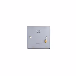 Ultimate Low Profile - Single Blank Plate, GU8510BC, Brushed Chrome
