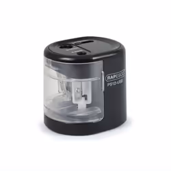 The PS12-USB is a stylish dual powered (USB or battery) automatic pencil sharpener that provides quick and precise sharpening ...