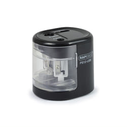 Rapesco PS12-USB Electric pencil sharpener Black. Transparent