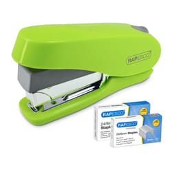 Rapesco ECO Luna Less Effort Flat clinch Green