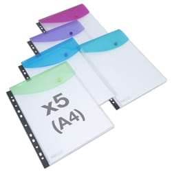 Rapesco 1630 sheet protector 210 x 297 mm (A4) Polypropylene (PP) 5 pc