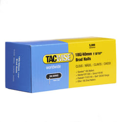 0400 Type 18G / 40 mm Galvanised Brad Nails, Pack of 5000