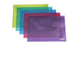 Rapesco Foolscap Bright Popper Wallet report cover Polypropylene (PP)
