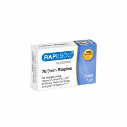 Rapesco S11661Z3 Staples pack 1000 staples