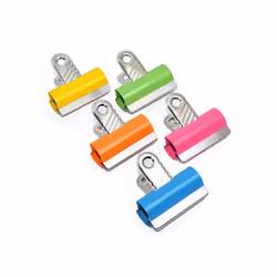 Rapesco Traditional. Heavy Duty Coloured Letter Clips (Bulldog Clips) are ideal for securing documents together. Their Strong ...
