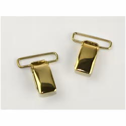 Brace Clip Buckle  Gold - per pack of 2