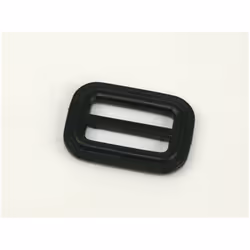 Faux Leather Buckle Navy Blue - each