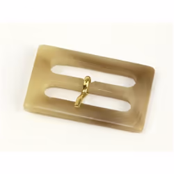 Rectangle Buckle Mottled Beige - each