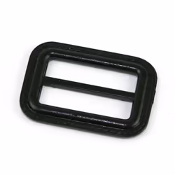 Faux Leather Buckle Black - each