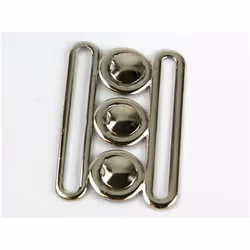 Nurses Metal Buckle  Silver - each