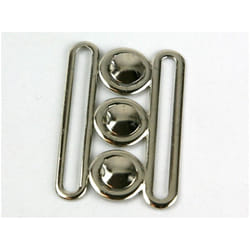 Nurses Metal Buckle  Silver - each