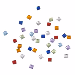 Mirror Squares Silver - per pack
