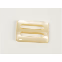 Rectangle Buckle  Ivory - each