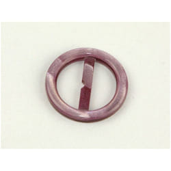 Round Buckle  Mauve - each