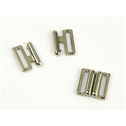 Square Metal Buckle  Silver - per pack of 2