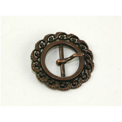 Round Metal Buckle  Copper - each