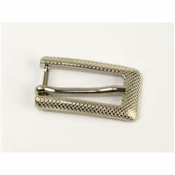 Rectangle Metal Buckle  Silver - each