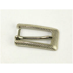 Rectangle Metal Buckle  Silver - each