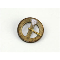 Round Buckle  Natural - each