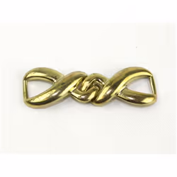 Link Clasp Fastener  Gold - each