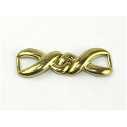 Link Clasp Fastener  Gold - each