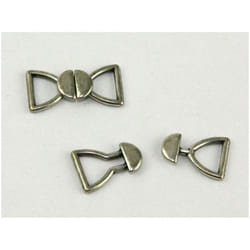 Metal Link Buckle  Silver - per pack of 2