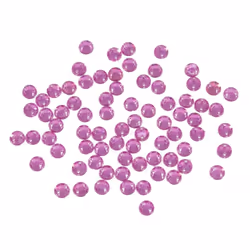 Sew On Round Diamante Bling  Fuchsia - each