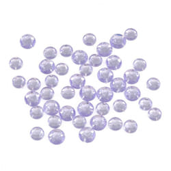 Sew On Round Diamante Bling  Lilac - each