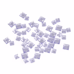 Sew On Square Diamante Bling  Lilac - each
