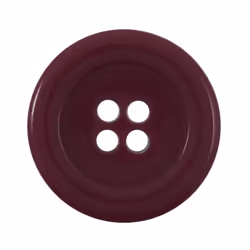 Round Plastic Buttons  Wine - each