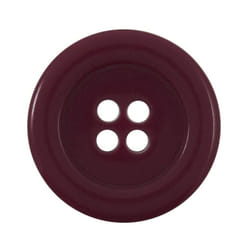 Round Plastic Buttons  Wine - each